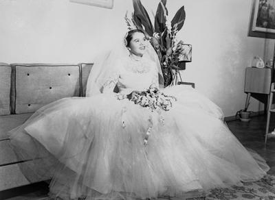 Renalva Resende noiva setembro 1954